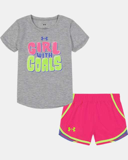 Little Girls' UA Girl With Goals Set